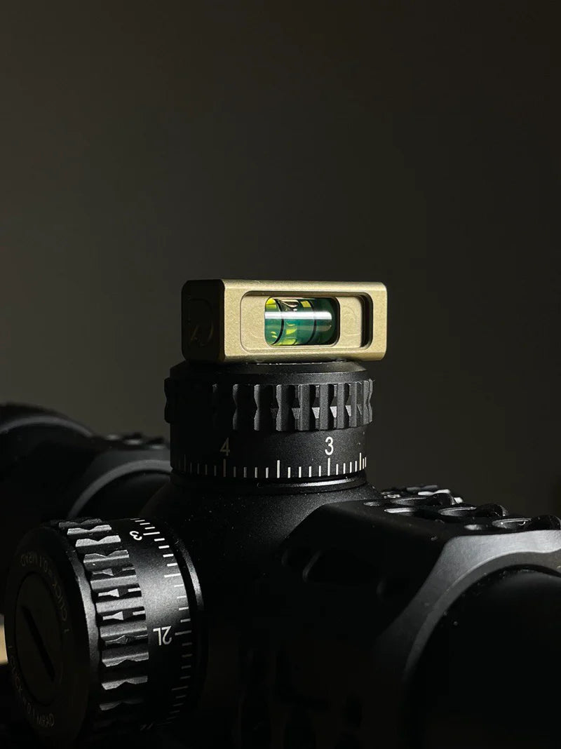 Nivel de burbuja para visor de rifle | magnético