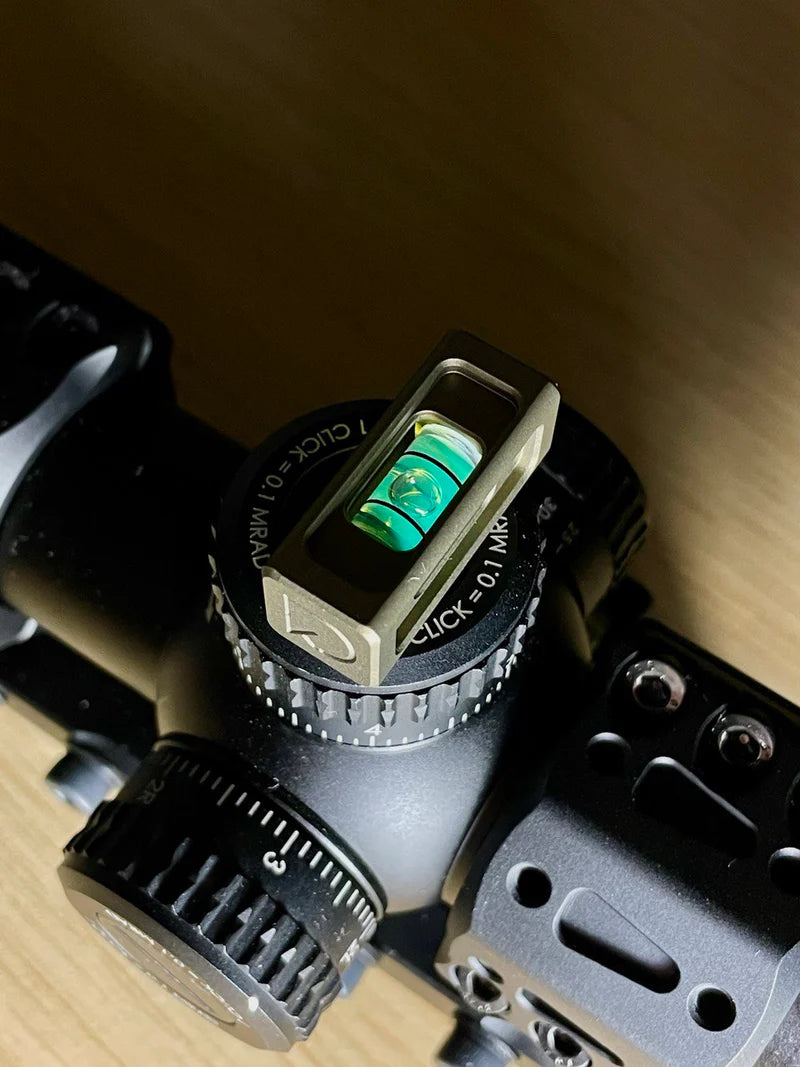 Nivel de burbuja para visor de rifle | magnético