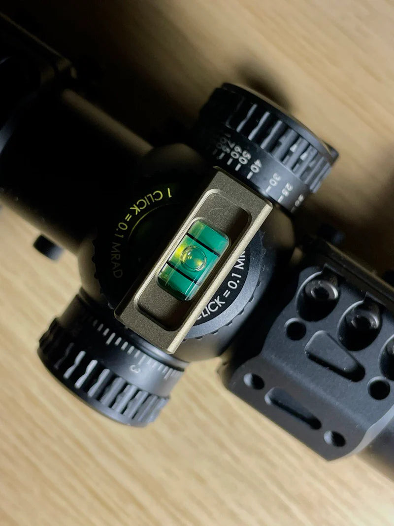 Nivel de burbuja para visor de rifle | magnético