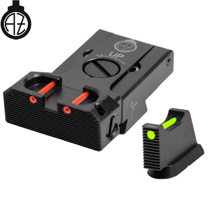 CZ 75B, CZ P-01, CZ 75 SP-01 miras ajustables con fibra óptica | tipo B Zendl
