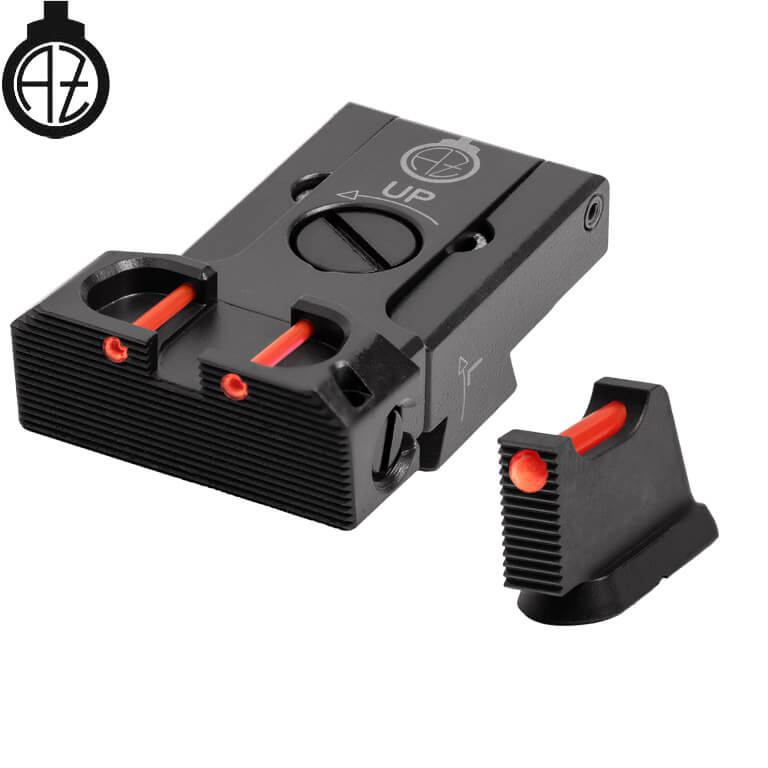 CZ 75B, CZ P-01, CZ 75 SP-01 miras ajustables con fibra óptica | tipo B Zendl