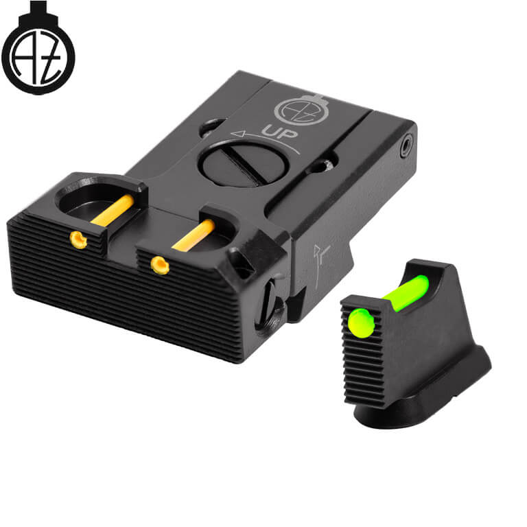 CZ 75B, CZ P-01, CZ 75 SP-01 miras ajustables con fibra óptica | tipo B Zendl