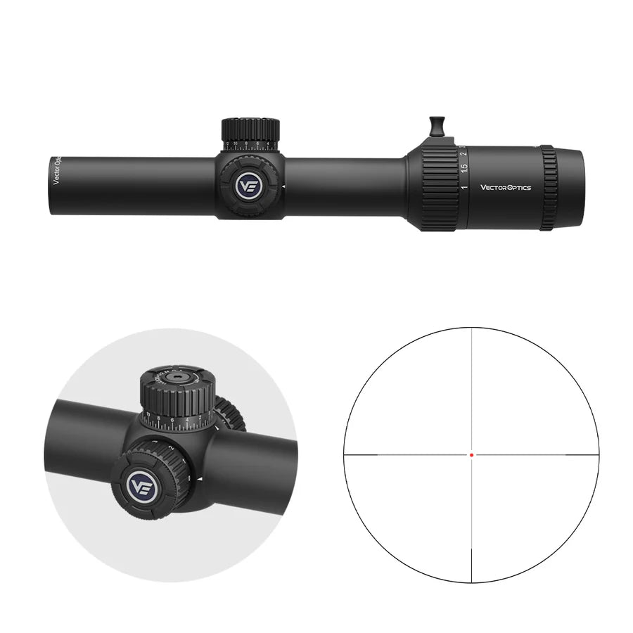 Vector Optics Forester 1-8x24 SFP visor para rifle