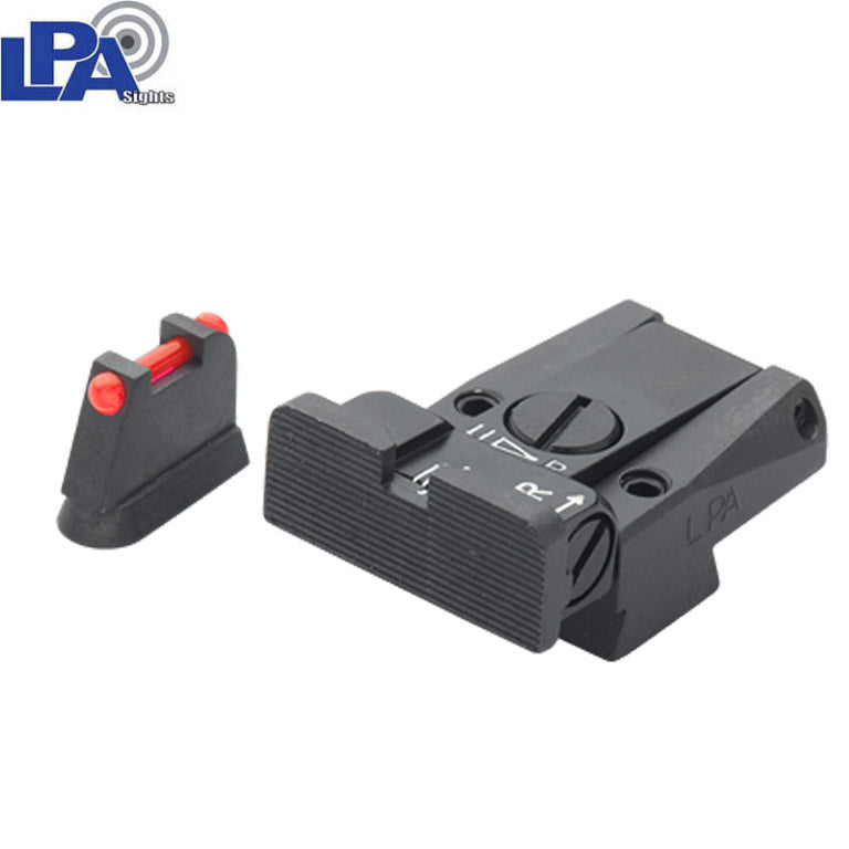 CZ 75B, CZ P-01, CZ 75 SP-01 adjustable sight set with fiber optics LPA