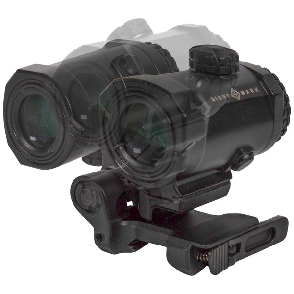 Sightmark XTM-3 magnificador 3x con montura para mira de punto rojo LQD abatible lateral