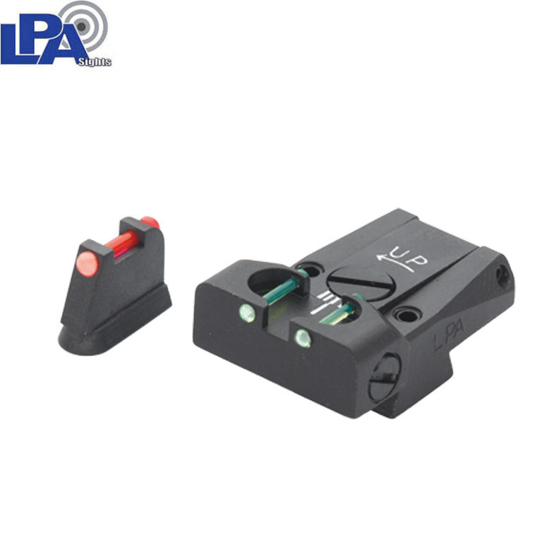 CZ 75B, CZ P-01, CZ 75 SP-01 adjustable sight set with fiber optics LPA