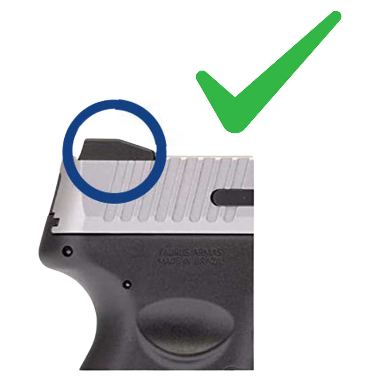 Taurus G3, G2S, G2C, TX22 montura para visor de punto rojo | Huella Trijicon RMR