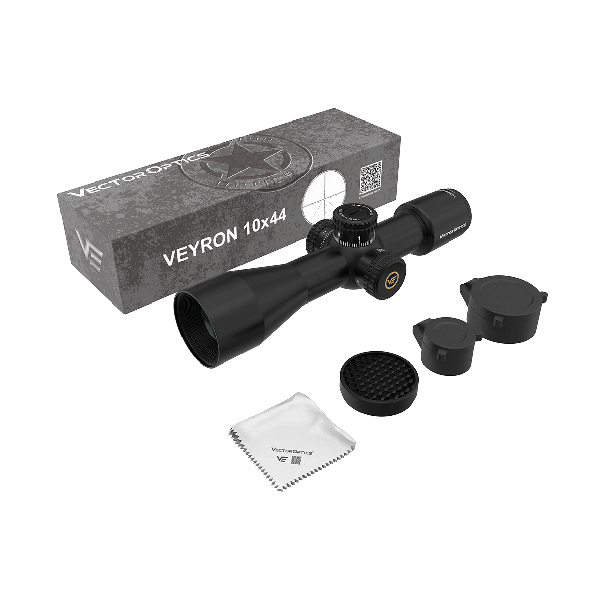 Vector Optics Veyron 10x44 SFP visor compacto para rifle