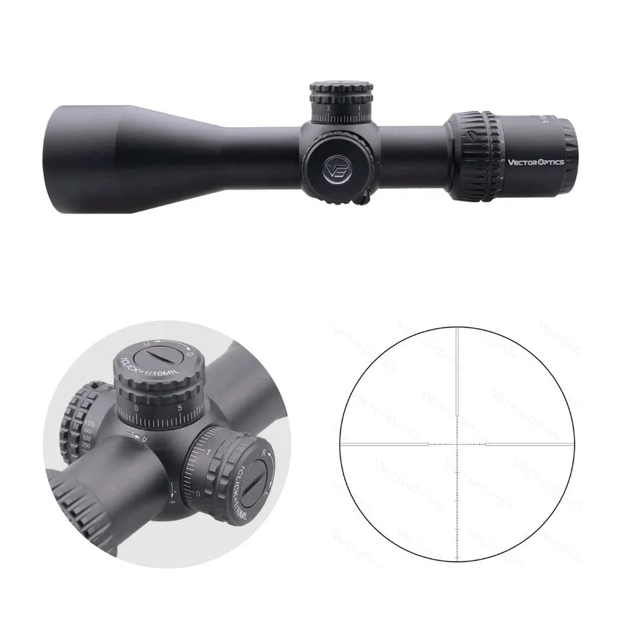 Vector Optics Veyron 3-12x44 FFP visor de rifle compacto Vector Optics
