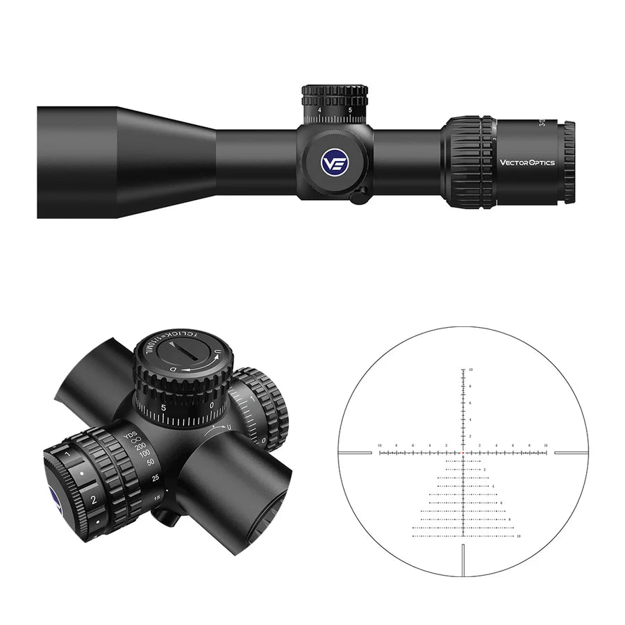 Vector Optics Veyron 3-12x44IR SFP visor de rifle compacto