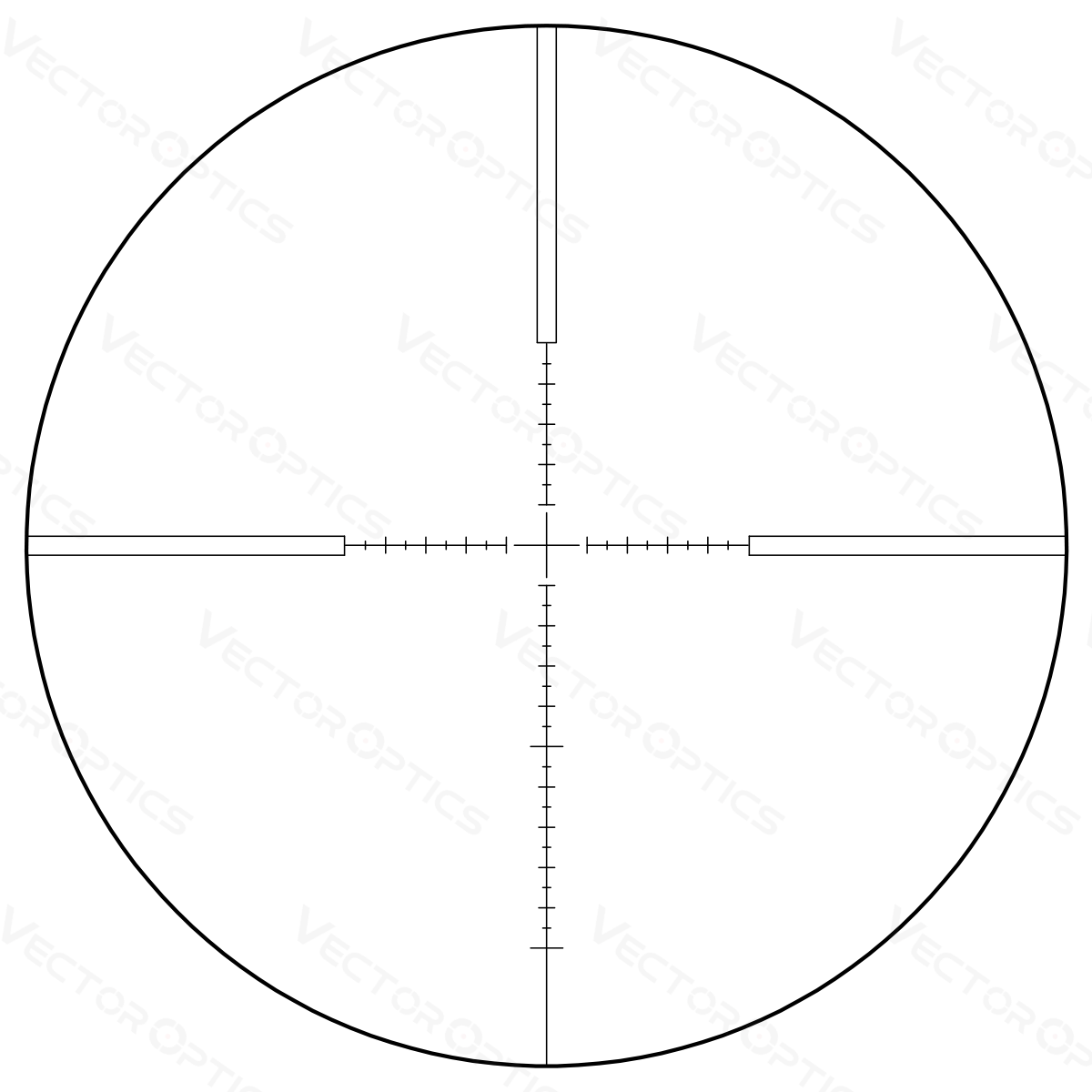 Vector Optics Veyron 3-12x44 SFP visor compacto para rifle Vector Optics