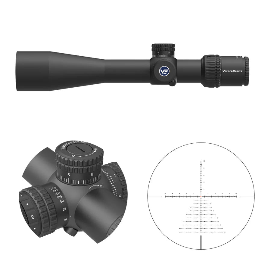 Vector Optics Veyron 6-24x44IR SFP visor de rifle compacto