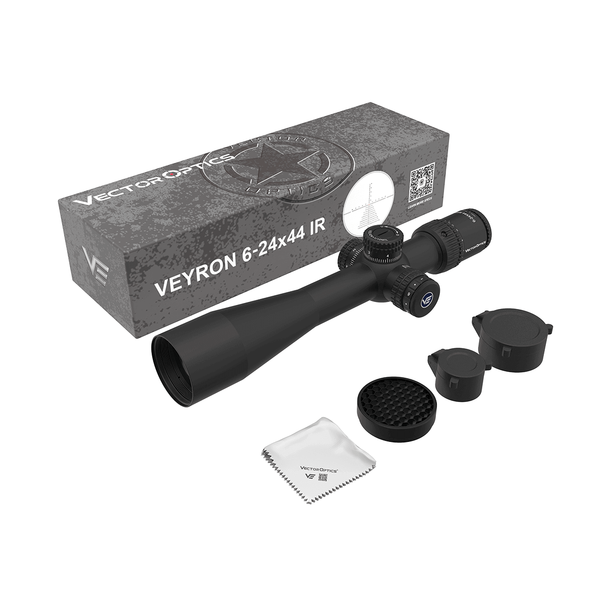 Vector Optics Veyron 6-24x44IR SFP visor de rifle compacto