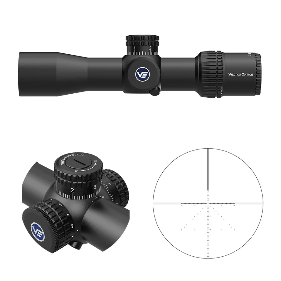 Vector Optics Veyron 2-8x32IR visor de rifle compacto