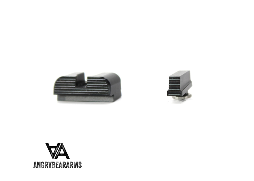 Walther PDP miras bajas acanaladas