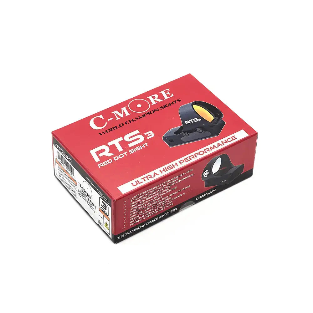 C-more RTS3B-3 Mira de punto rojo de alto rendimiento C-More