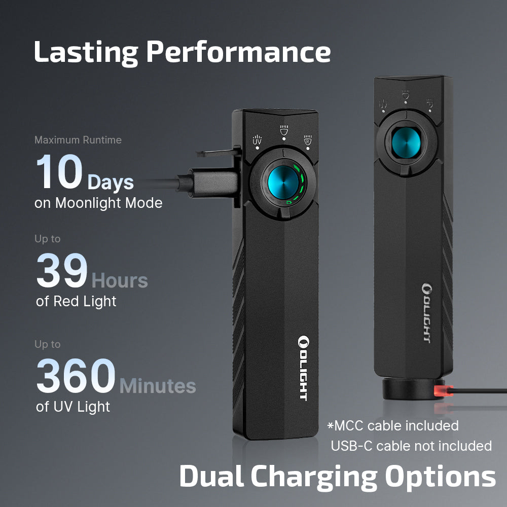 Olight ArkPro Lite | linterna EDC plana 3 en 1 | 1.200 lm