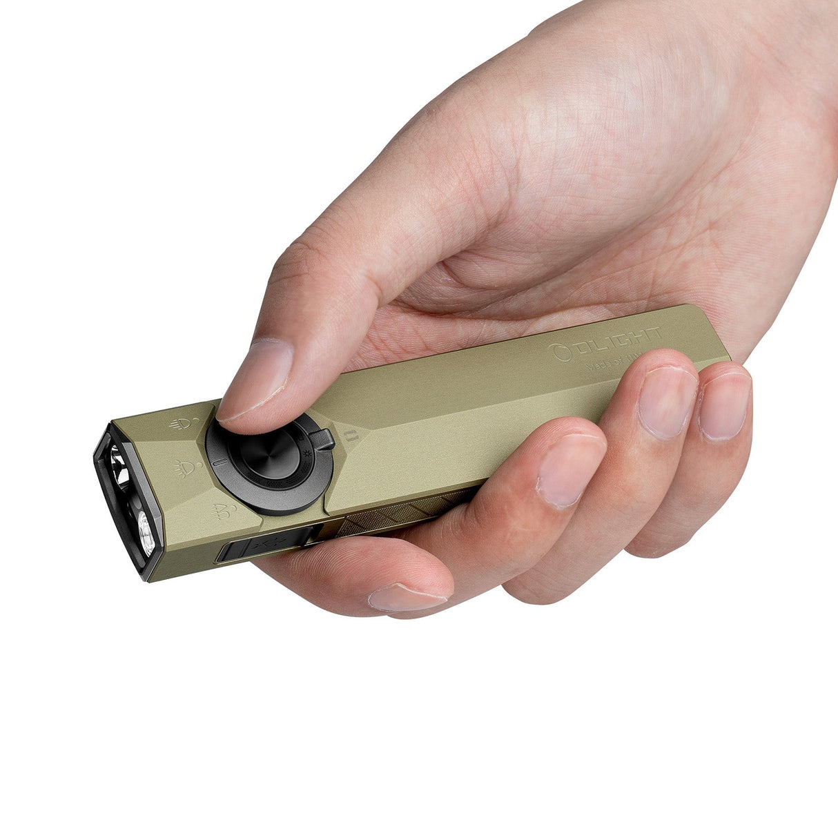Olight ArkPro Ultra | linterna EDC plana 4 en 1 | 1.700 lm - Olive Green
