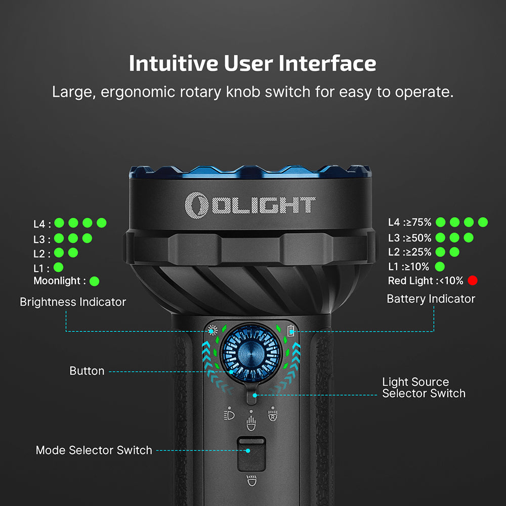 Olight Marauder 2 Mini | potente linterna recargable | 10.000 lm
