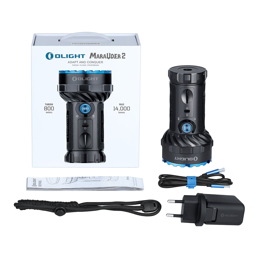 Olight Marauder 2 | linterna recargable ultra potente | 14.000 lm
