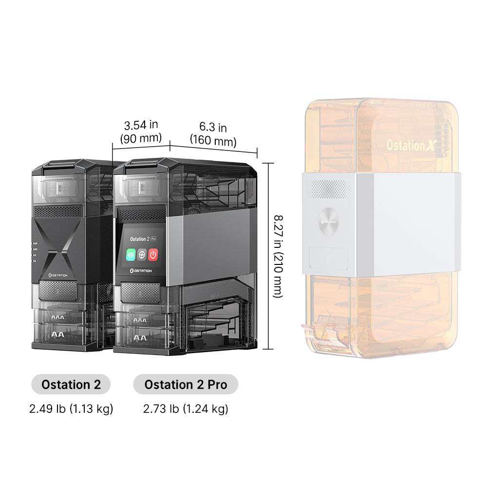 Olight Ostation 2 Pro | cargador inteligente de baterías AA/AAA | 3 en 1