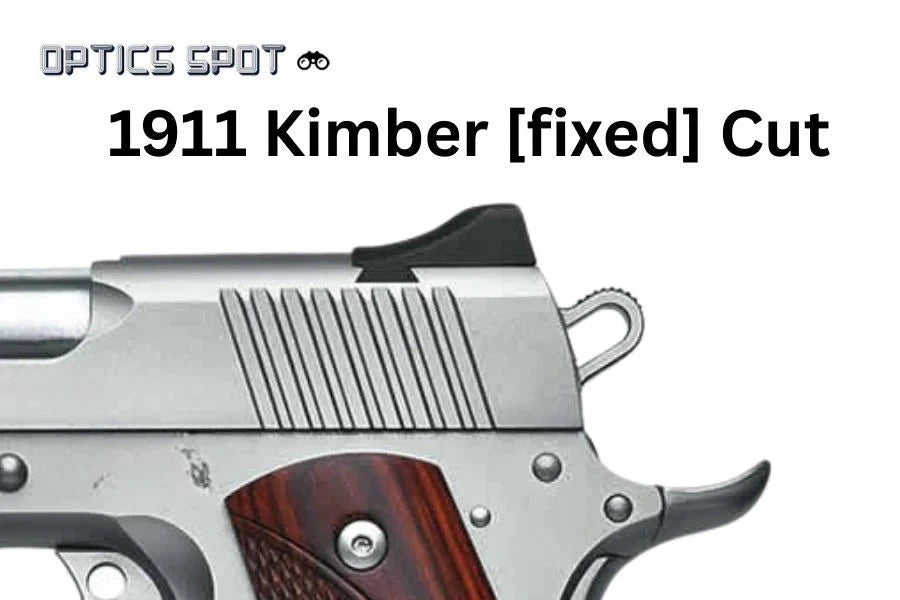 1911 [Kimber Fixed Cut] montura para mira de punto rojo | tipo S [RMSc, DPP, K-series huella] EGW