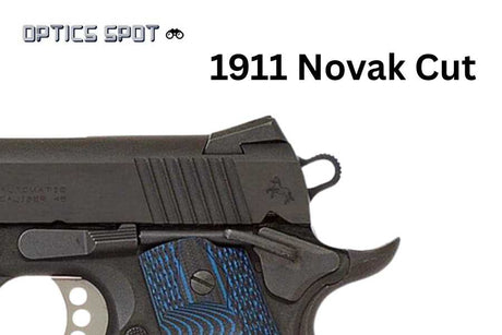 1911 [Novak Cut] alza ajustable | con fibra óptica