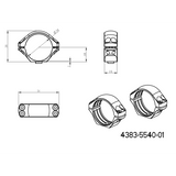 34mm anillas para visor | base de dos piezas Picatinny QD 