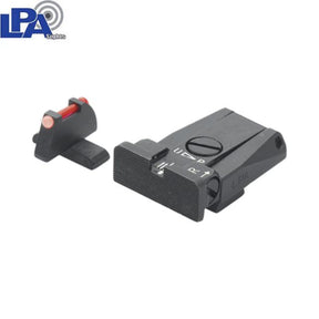 Beretta [92A1 92X 92XI 98A1 M9A3 & other] miras ajustables | con fibra óptica