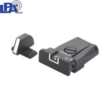 Beretta [92A1 92X 92XI 98A1 M9A3 & other] miras ajustables | con líneas blancas