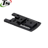 Beretta [92X, 92XI, 92 GTS, 92X RDO, M9A4] placa adaptadora | tipo B [RMR & RTS huellas]