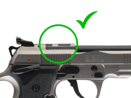 Beretta [92X 92XI 92 GTS 92X RDO M9A4] placa adaptadora | Trijicon RMR huella