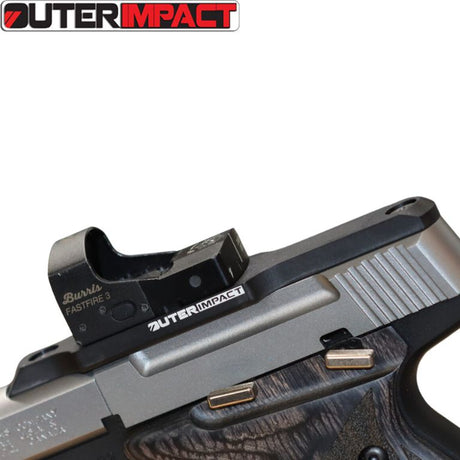 Browning Buck Mark placa adaptadora | tipo C [RMR, RTS & Docter huella]