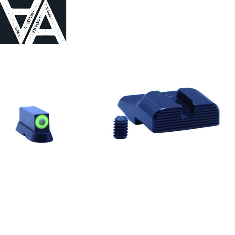 CZ 75B, CZ P-01, CZ 75 SP-01 night sights with tritium | type A Angry Bear