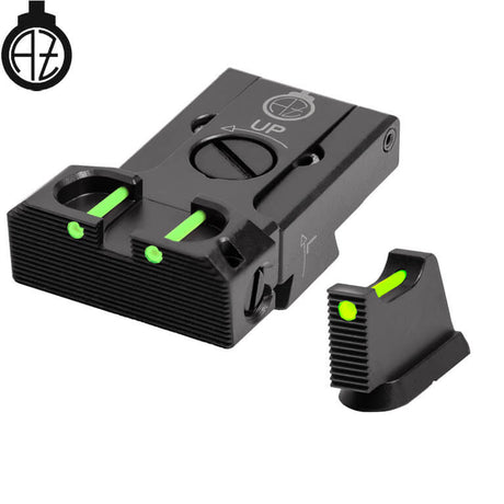 CZ 75B, CZ P-01, CZ 75 SP-01 miras ajustables con fibra óptica | tipo B Zendl