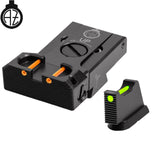 CZ 75B, CZ P-01, CZ 75 SP-01 miras ajustables con fibra óptica | tipo B Zendl