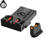 CZ 75B, CZ P-01, CZ 75 SP-01 miras ajustables con fibra óptica | tipo B Zendl