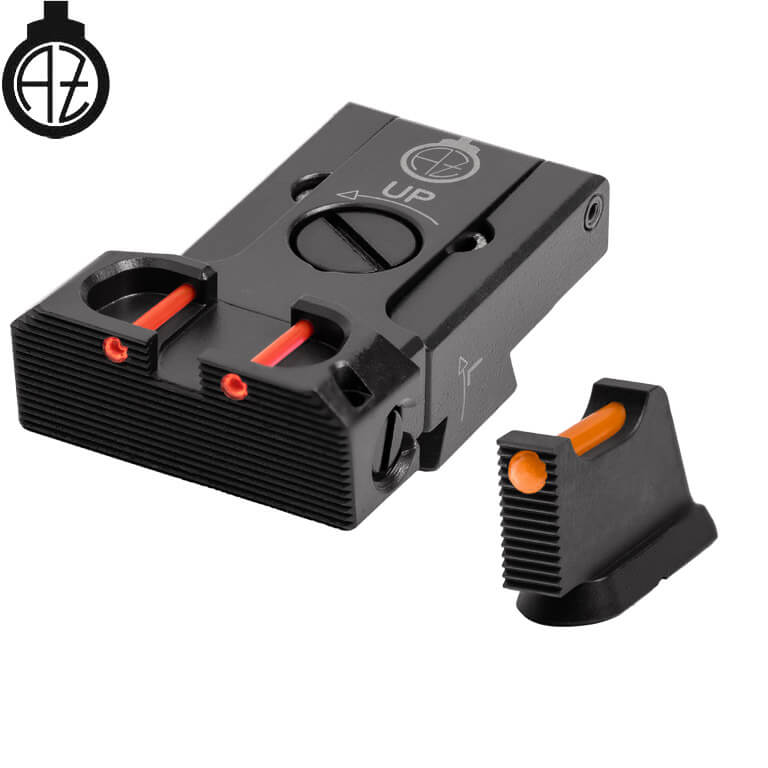 CZ 75B, CZ P-01, CZ 75 SP-01 miras ajustables con fibra óptica | tipo B Zendl
