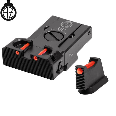 CZ 75B, CZ P-01, CZ 75 SP-01 miras ajustables con fibra óptica | tipo B Zendl