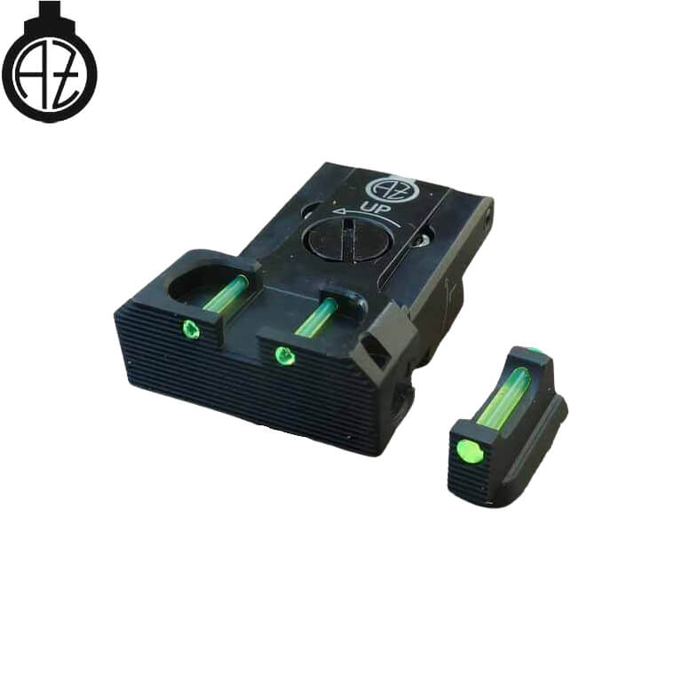 CZ P-10 ajustable miras con fibra óptica | tipo B 