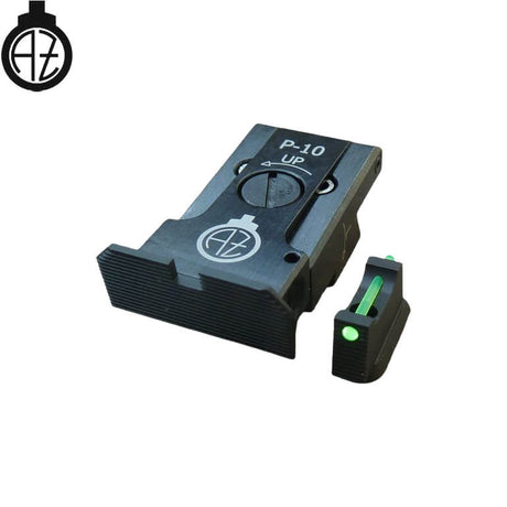 CZ P-10 ajustable miras con fibra óptica | tipo A 