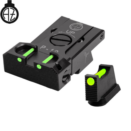 CZ P-10 miras ajustables con fibra óptica | type B