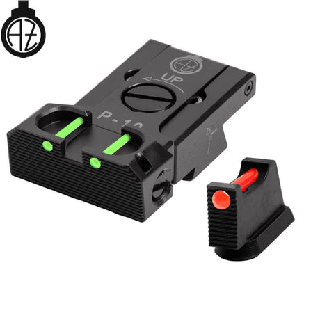 CZ P-10 miras ajustables con fibra óptica | type B
