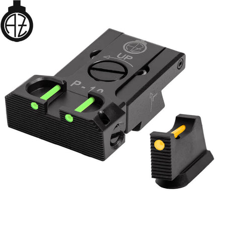 CZ P-10 miras ajustables con fibra óptica | type B