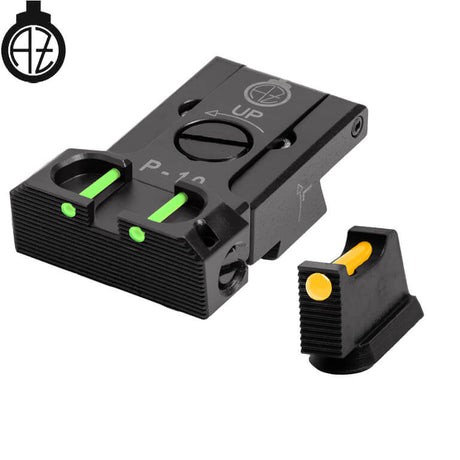CZ P-10 miras ajustables con fibra óptica | type B