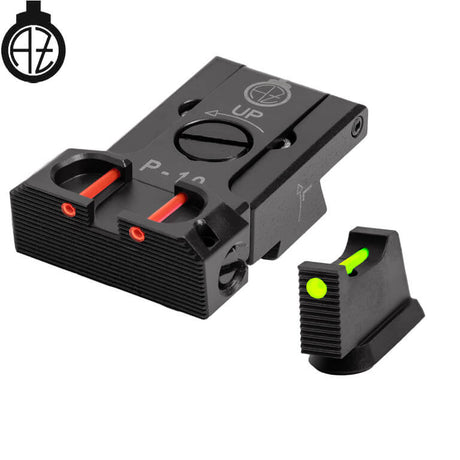 CZ P-10 miras ajustables con fibra óptica | type B