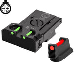 CZ Shadow 2, CZ 75 SP-01 Shadow miras ajustables con fibra óptica | tipo B Optics Spot
