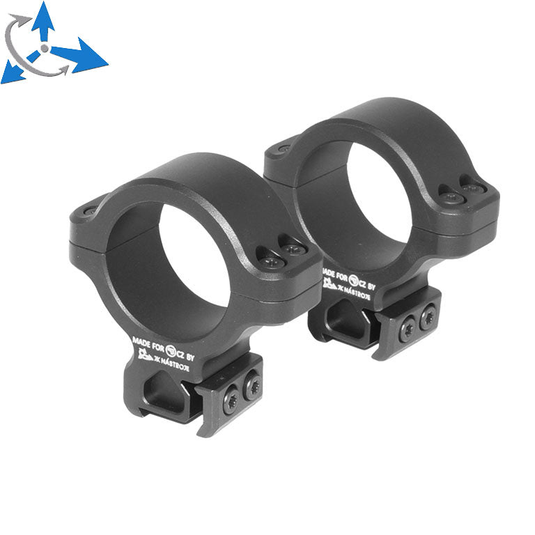 CZ 457 anillas de visor para dovetail | 30mm
