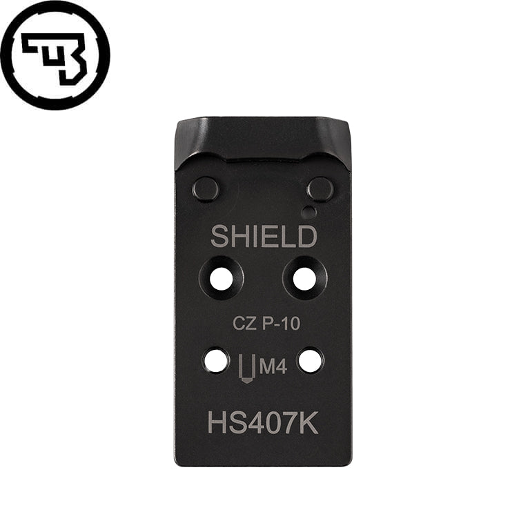 CZ P-10 placa adaptadora | Shield RMSc & Holosun K-series huellas