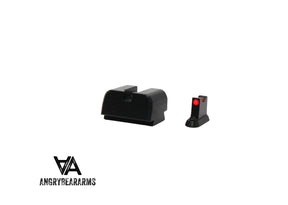 CZ P-10 Optics Ready miras altas | con fibra óptica